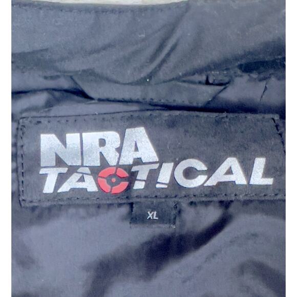 NRA Tactical Jacket Mens X-Large Black Concealed Carry Quick Access Windbreaker - Picture 5 of 9